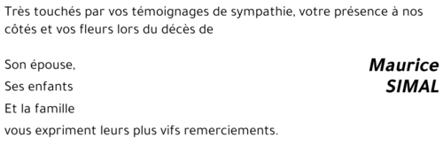 Maurice SIMAL