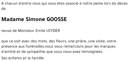 Simone GOOSSE