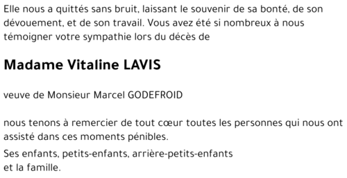 Vitaline LAVIS