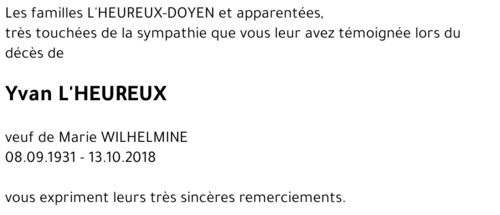 Yvan L'HEUREUX