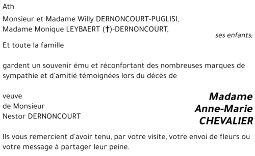 Anne-Marie CHEVALIER