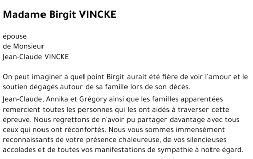 Birgit VINCKE 