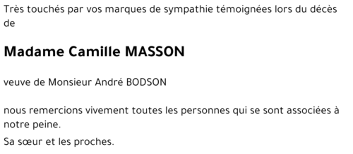 Camille MASSON