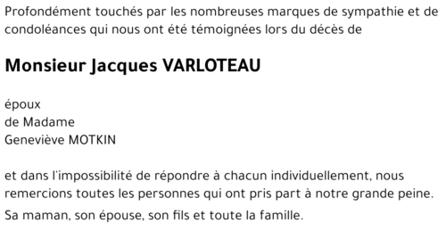 Jacques VARLOTEAU