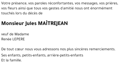 Jules MAITREJEAN