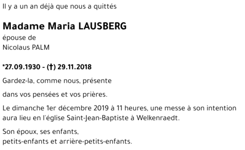 Maria LAUSBERG