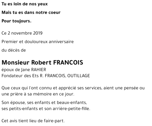 Robert FRANCOIS