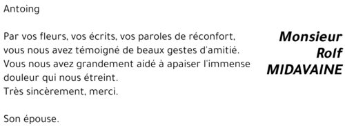 Rolf MIDAVAINE