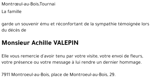 Achille VALEPIN