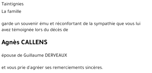 Agnès CALLENS
