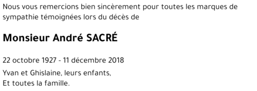 André SACRE