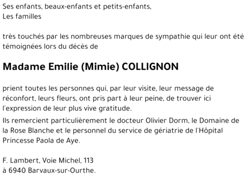Emilie COLLIGNON