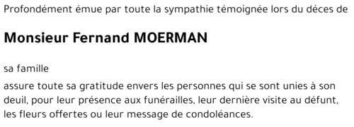 Fernand MOERMAN