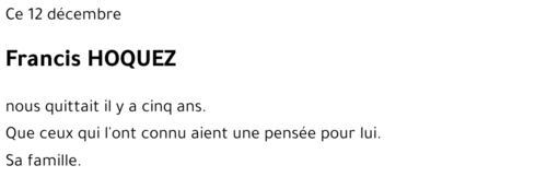 Francis HOQUEZ