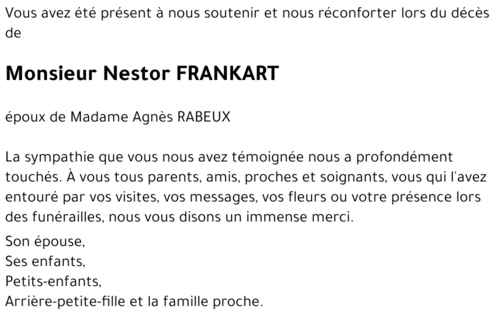 Nestor FRANKART