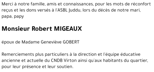 Robert MIGEAUX 