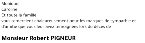 Robert PIGNEUR