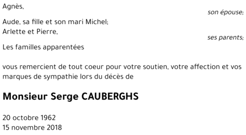 Serge CAUBERGHS