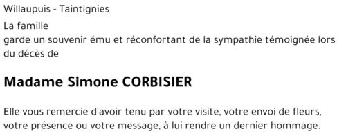 Simone CORBISIER
