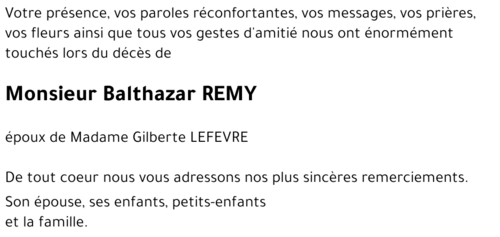 Balthazar REMY