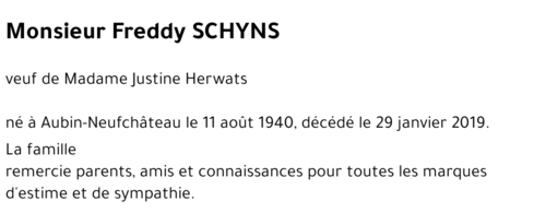Freddy SCHYNS
