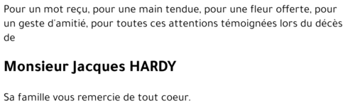 Jacques HARDY