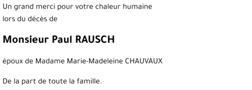 Paul RAUSCH