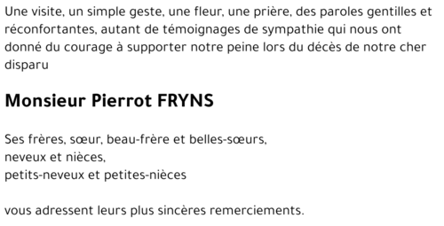 Pierrot FRYNS