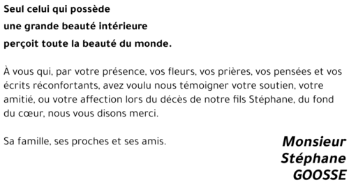 Stéphane GOOSSE