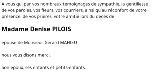 Denise PILOIS