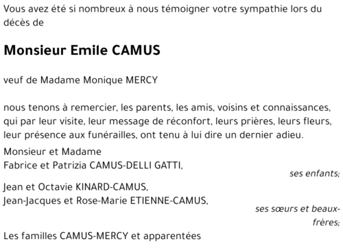 Emile CAMUS