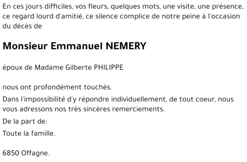 Emmanuel NEMERY