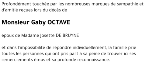 Gabriel OCTAVE