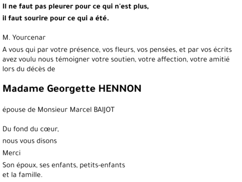 Georgette HENNON