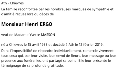 Henri ERGO