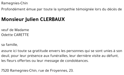 Julien CLERBAUX