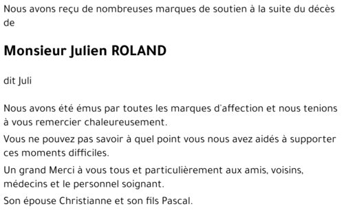 Julien ROLAND