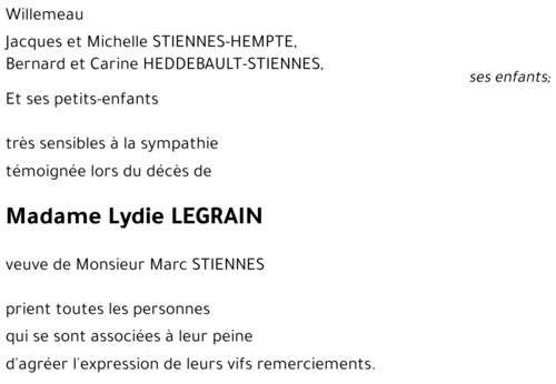 Lydie LEGRAIN