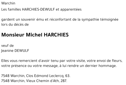 Michel HARCHIES