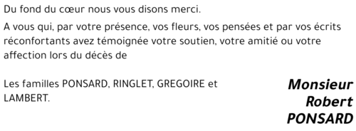 Robert PONSARD