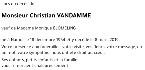 Christian VANDAMME
