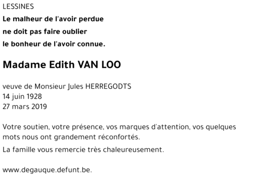 Edith VAN LOO