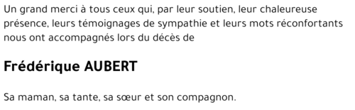 Frédérique AUBERT