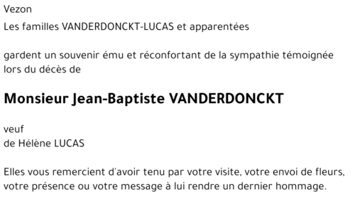 Jean-Baptiste VANDERDONCKT