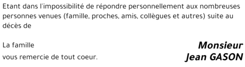 Jean GASON