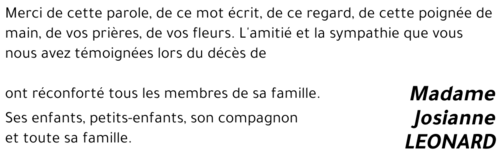 Josianne LEONARD