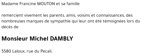 Michel DAMBLY