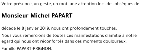 Michel PAPART