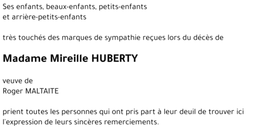 Mireille HUBERTY