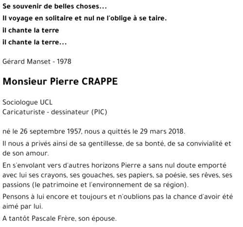 Pierre CRAPPE